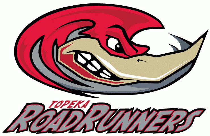 topeka roadrunners 2007-pres primary logo iron on heat transfer